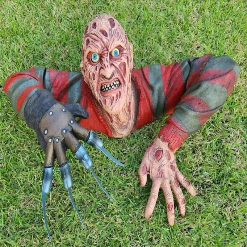 Horror Creeper Zombie IndoorOutdoor Garden Statue Halloween Decoration Resin Sculpture Home Party Decor Gift
