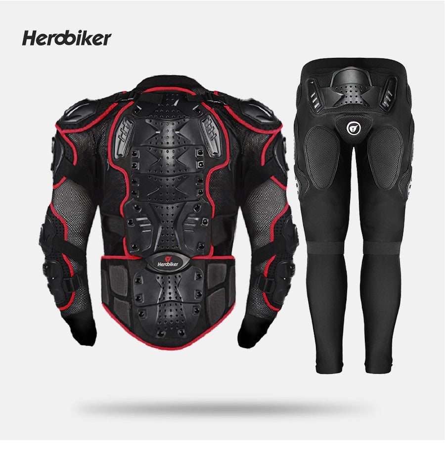 5XL Motorcycle Jackets Men's Full Body Armor Protection Jackets Motocross Enduro Racing Moto Protective Equipment Clothes