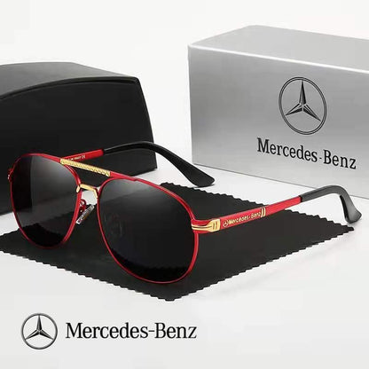 For Mercedes Benz A B C E S V Class GLB GLC GLE AMG Pilot SLK SLC ML Car High Men Anti Glare Driver Goggles Polarized Sunglasses