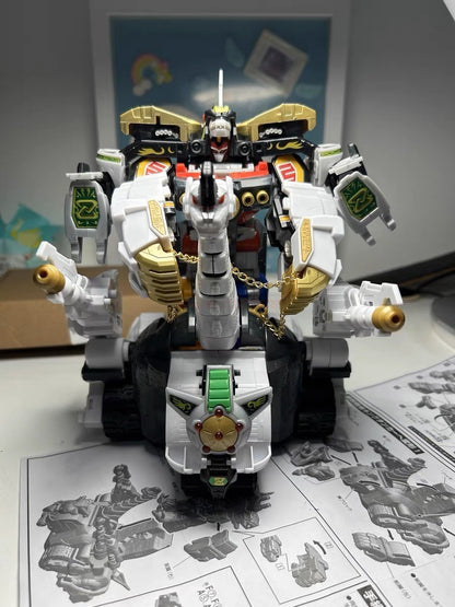 Em Estoque 100% Original Bandai Super Minipla Kyouryuu Sentai Zyuranger Mighty Morphin Boneco de Ação de Brinquedo Presente para Amigo