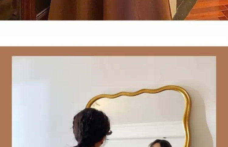 Autumn Outfit Set Women's 2023 New Court Sle Retro irt Versatile Mid-Length A-Line  Skirt for Pear aped Body