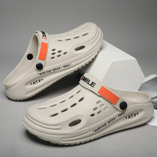 Big Size 47 Fashion Men Beach Sandals Outdoor Clogs Comfortable Indoor Slippers Trend Men Casual Shoes Home Garden Shoes Sandals