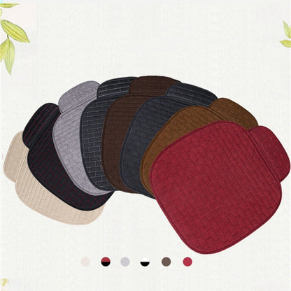 New Universal Size Anti-slip Car Seat Cover Car Seat Front Seat Protector Cushion Linen Fabric Car Accessories No Backrest