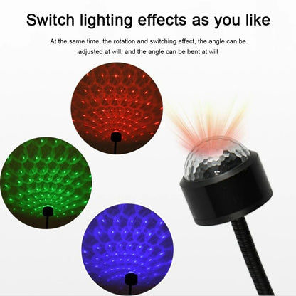 Mini LED Car Roof Star Night Light Projector Adjustable USB Galaxy Atmosphere Lamp for Auto Room Ceiling Decor