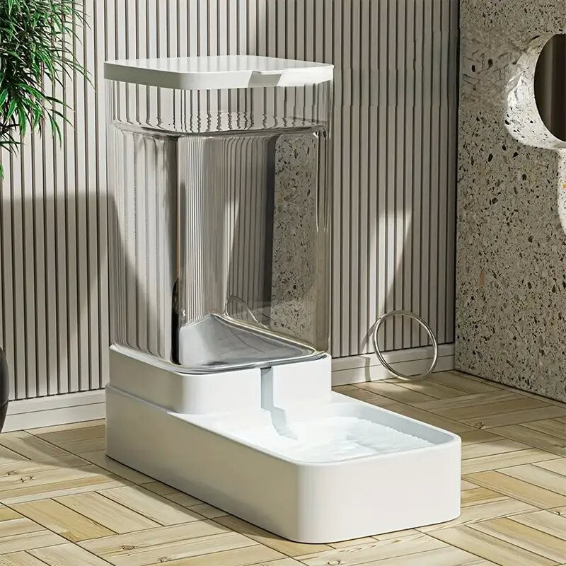 1 unidade/2 unidades Comedouro/Bebedouro Automático para Cães, Conjunto Dispensador de Ração e Água por Gravidade em Plástico