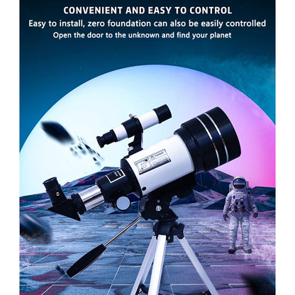 F30070 Telescópio Astronômico Profissional de Alta Definição de Alta Potência HD para Observação da Lua e Pássaros Monocular