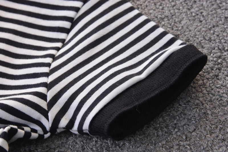 Summer Clothes for Children Baby Boys Girls Striped T-Shirt And Shorts 2pcs Set Toddler Fashion Tracksuit