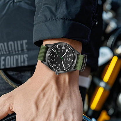 LIGE Top Brand Luxury Men Quartz Watch Date Nylon Leather Waterproof Luminous Military Sports Watches For Men relogios masculino