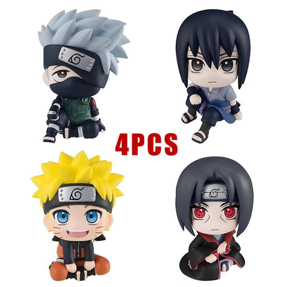Anime Naruto Cute Sakura Haruno Gaara Sitting Posture Cartoon Action FigureModel PVC Kids Toys Car Decoration Gift