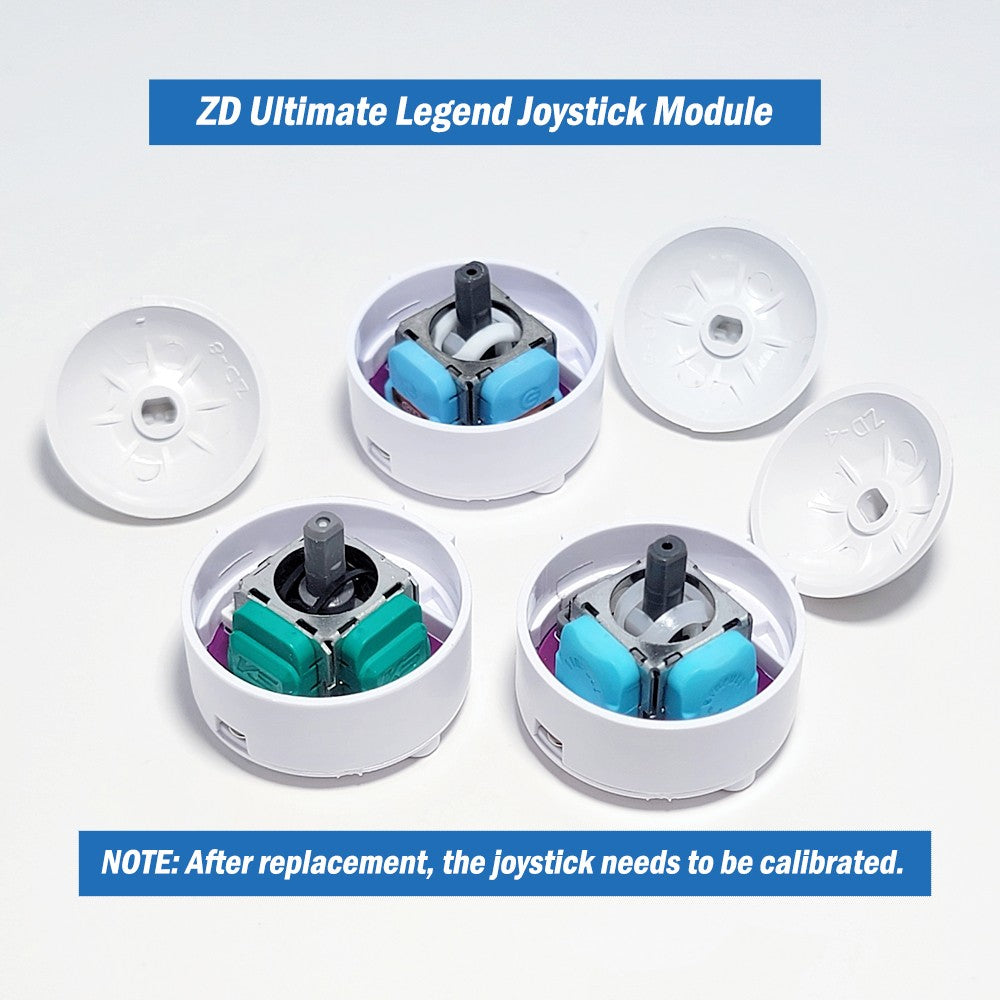 ZD Ultimate Legend Game Controller Replaceable Joystick Module Removable K-Silver JS13 PRO GinFull Angle TMR Joystick DS13 MAX