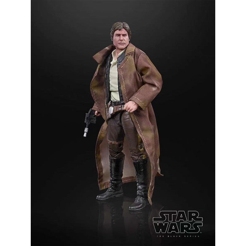 Original Hasbro Star Wars The Black Series Han Solo (Endor) Anime Figure Toys Collection Model