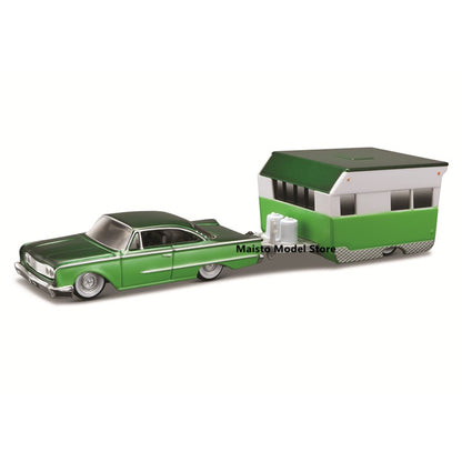 Maisto 1:64 Volkswagen Mercedes Benz Ford Chevrolet Brand collectible trailer die-cast precision model car Model collection gift