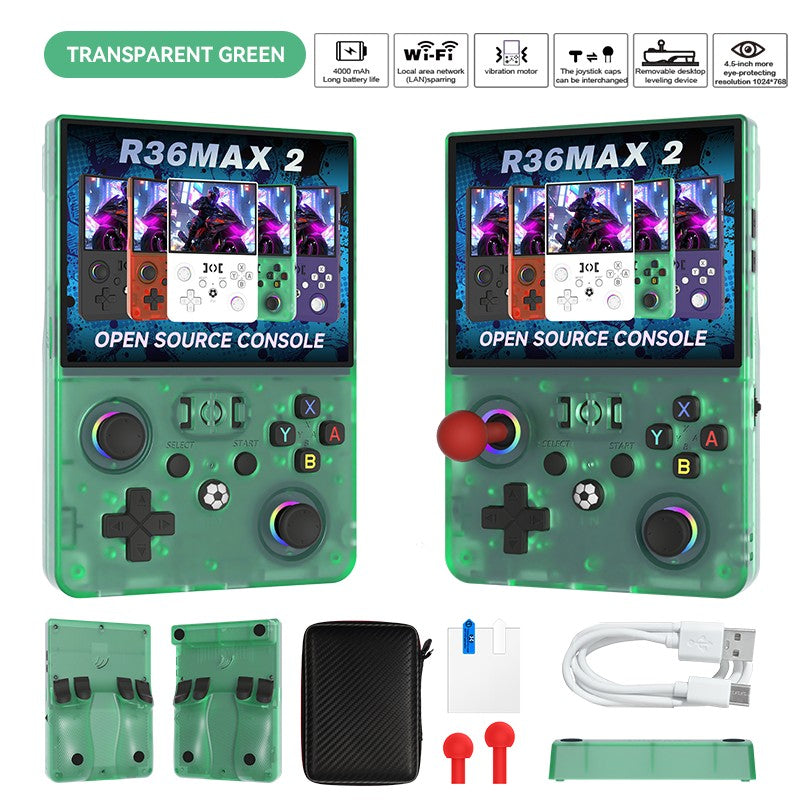 MAX? 2026 Newest  4.5 Inch Retro Handheld Game Console 1024x768 IPS HD Screen Portable Open Source Linux System with 2*Joys