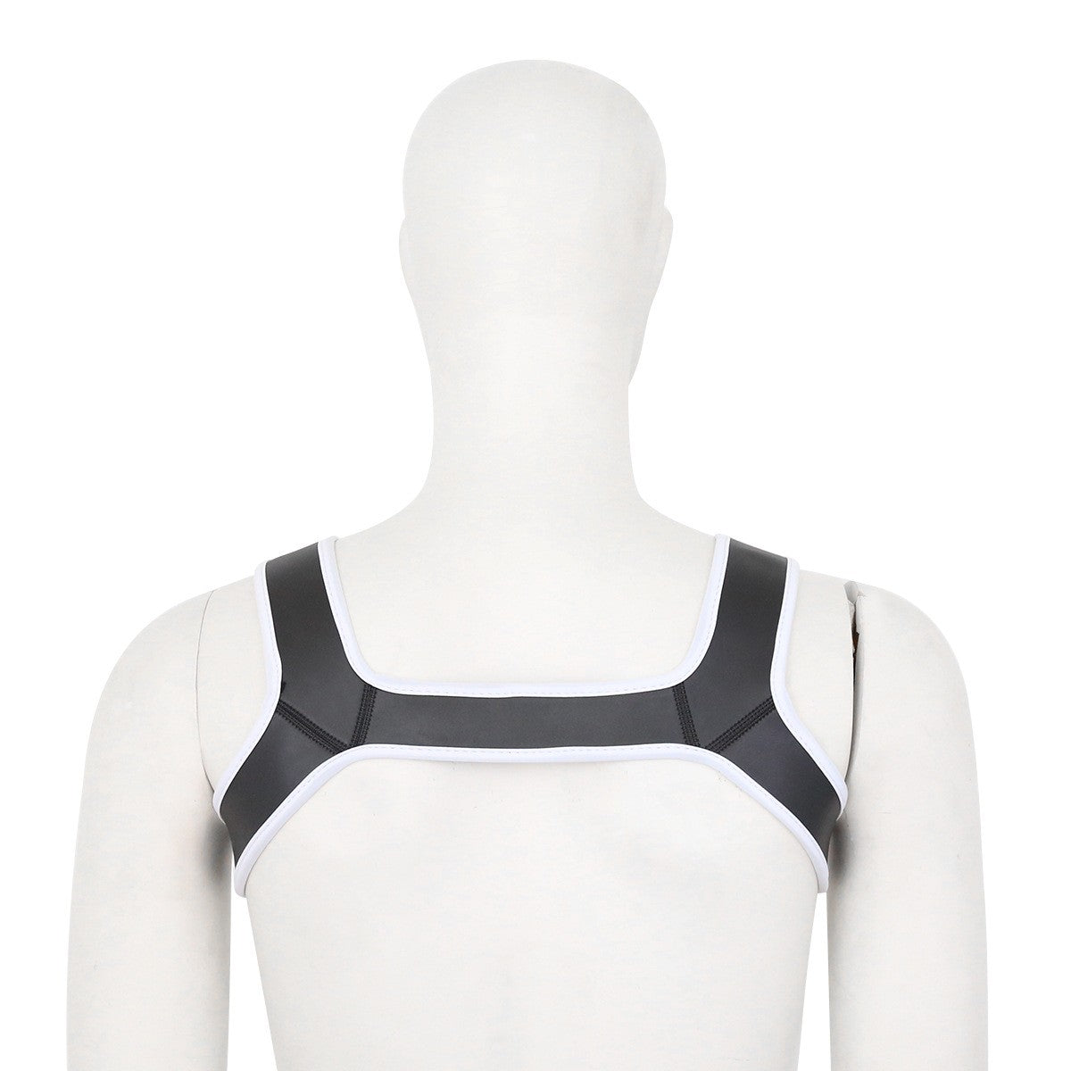 Sexy Men Chest Harness Neoprene Double Shoulder Straps for Carnival Party Caostume Accessories Strap Punk Men Chest Harness Belt
