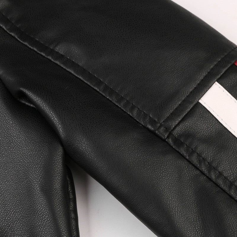 Mens Vintage Motorcycle Jacket 2025 Men Fashion New Biker Leather Jacket Male Embroidery Bomber Coat Winter Fleece Pu Overcoat