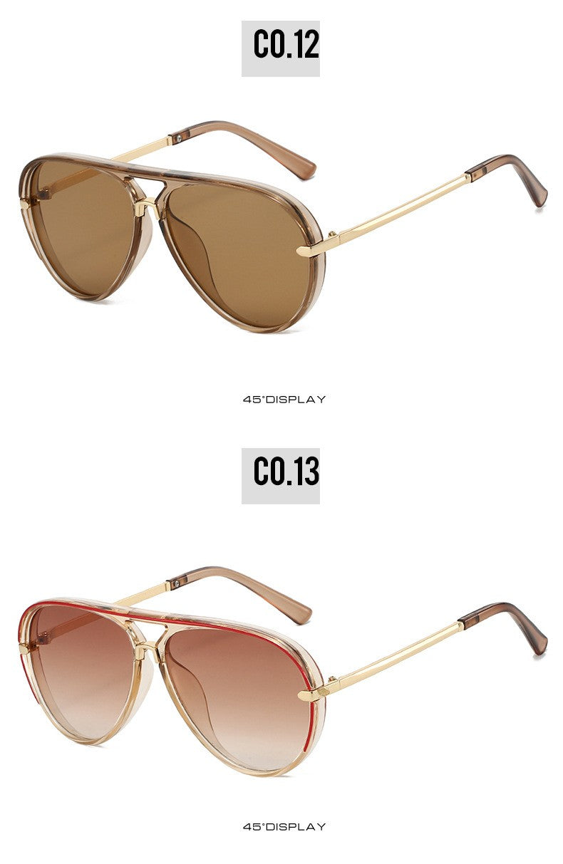 2025 Aviation Sunglasses Women Brand Designer Pilot Sun Glasses Uv400 Simple Fashion Suitable Shades