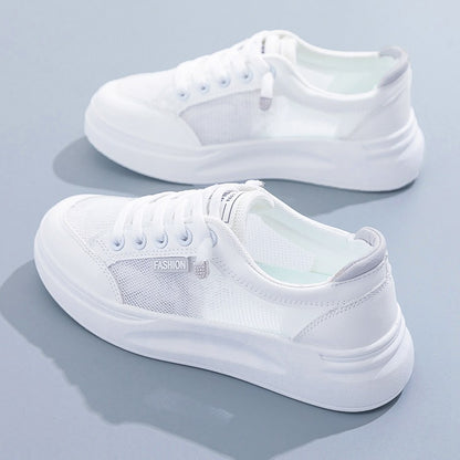2024 White Tennis Athletic Woman Running Shoes Female Casual Sneaker Sports Comfortable Trend Loafers Skateboard Summer Leather