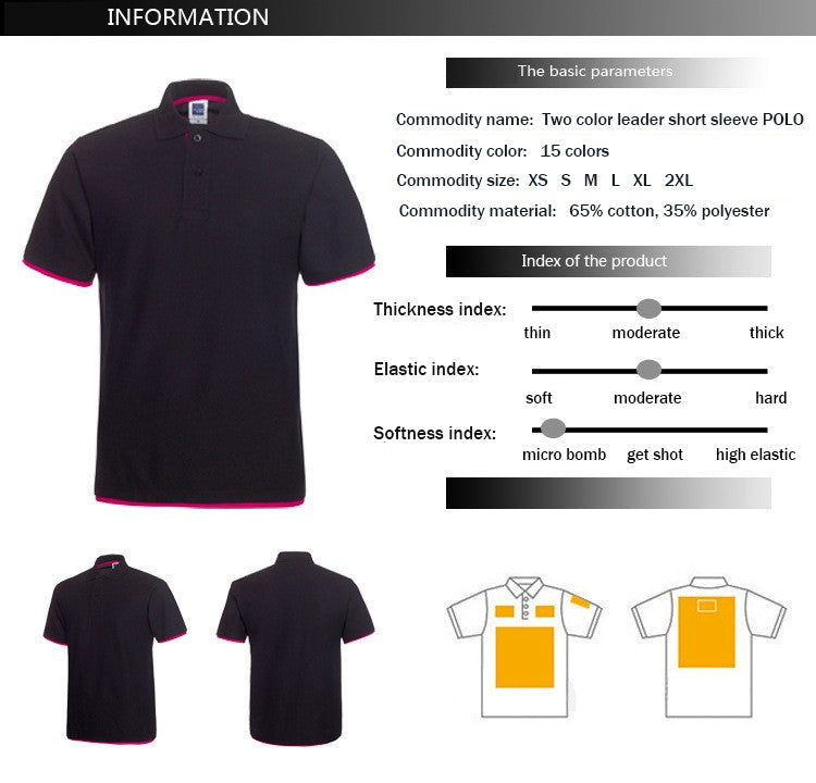 URSPORTTECH Men's Polo Shirt For Men Desiger Polos Men Cotton Short Sleeve shirt Clothes jerseys golftennis Plus Size XS- XXXL