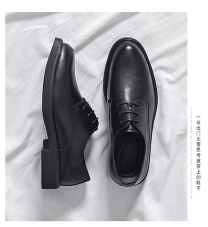 Classic Brogue Office Leather Shoes Men Casual Business Leather Shoes Korean Formal Oxford Men's Dress Shoes