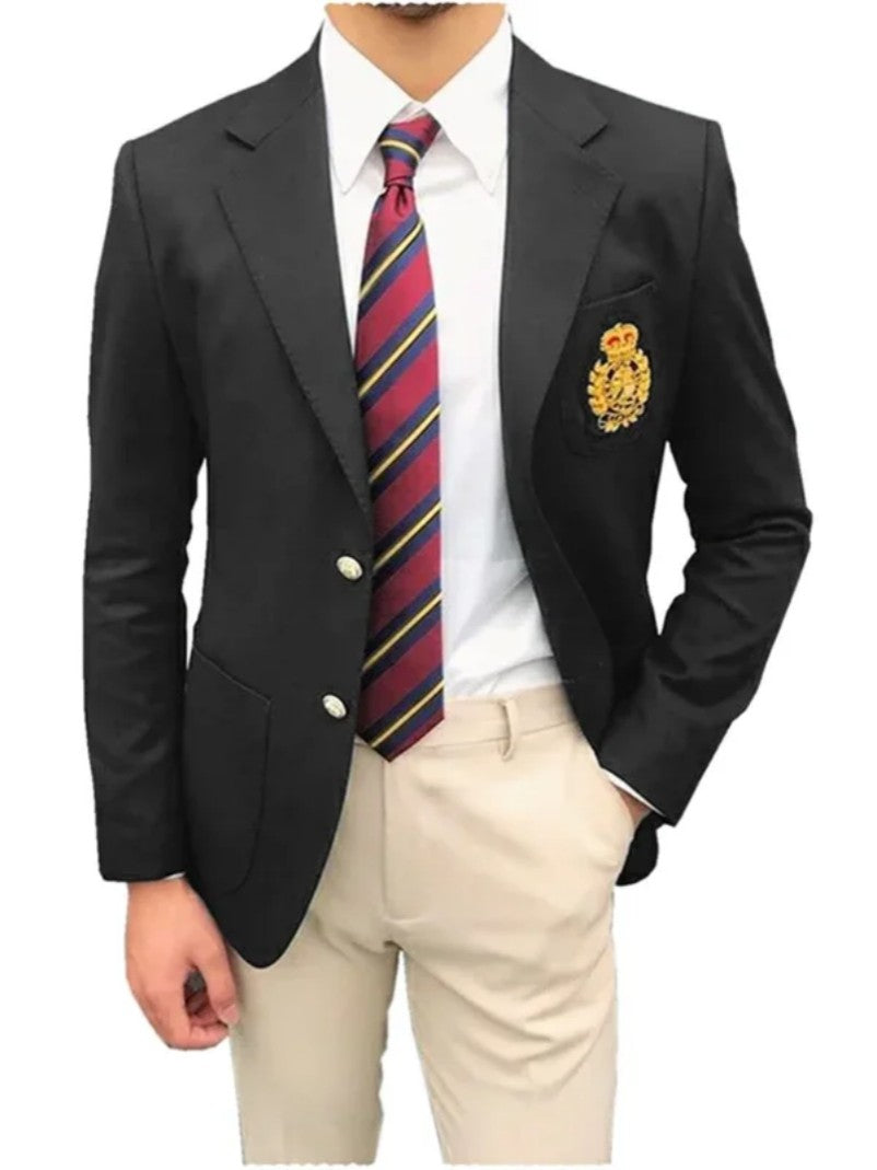 1PieceRed Men's Suit Single Breasted Notch Lapel Jacket Business Casual Blazer Coat High Quality Fashionable Slim Fitting Tuxedo