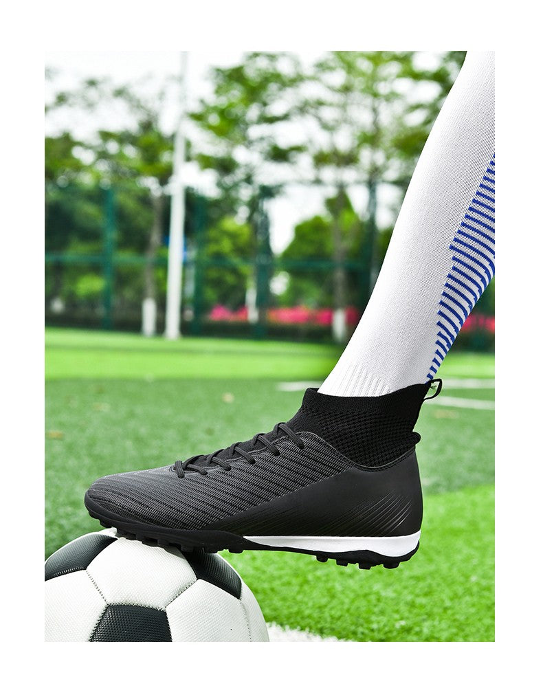 Men Fast Soccer Shoes Professional TF/FG Indoor Futsal Football Field Boot Unisex Society Cleats Long Spikes Sneaker Comfortable