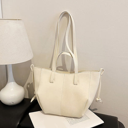 Large Capacity PU Leather Shoulder Bags for Women 2025 Luxury Designer Crossbody Bag Females Brand Retro New Handbags and Purses