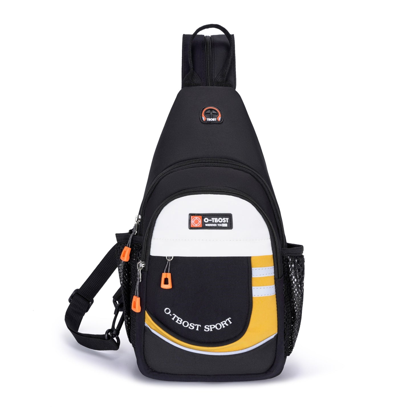 Tourist leisure chest bag, multifunctional large capacity shoulder bag, outdoor trendy crossbody bag