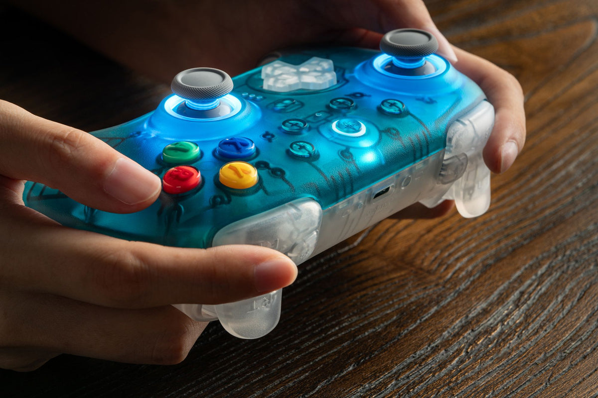 8BitDo Ultimate 2 Wireless Game Controller for Windows 10/11 2.4G Gamepad TMR Joystick with Charging Dock for Android PC Steam