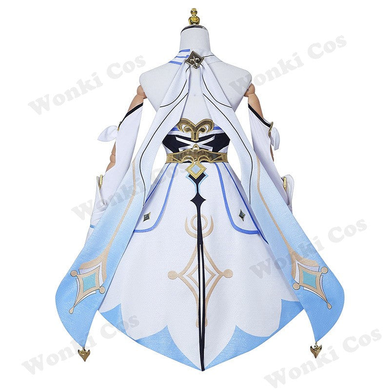 High Qualiy Traveler Lumine Cosplay Costume Wig Hair for Game Impact Character Cosplay Costumes Dress Women Party Outfits