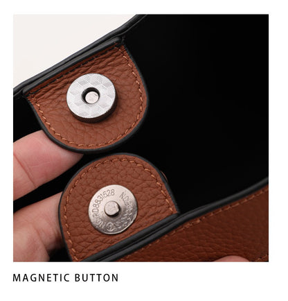 Aidrani  2025 New retro checkered women's handbag, large capacity luxury bag, canvas genuine leather bag