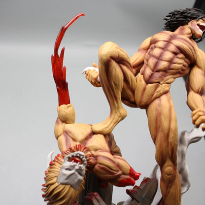 29cm/11.4inch Boneco Eren Jaeger Manga Attack On Titan Anime Figuras Jaeger Pvc Modelo Estátua Boneca Coleção Decoração Brinquedo Presente