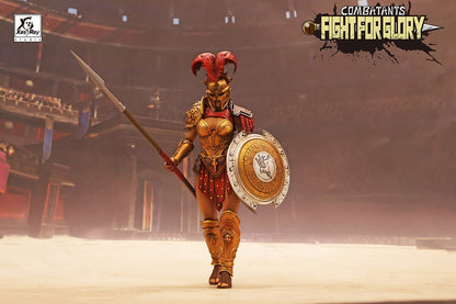 [Pré-Venda] XesRay Fight For Glory 1/12 Action Figure Combatants Wave 6 Cassia Berenice Medocus o Trácio Modelo de Anime Para Presente