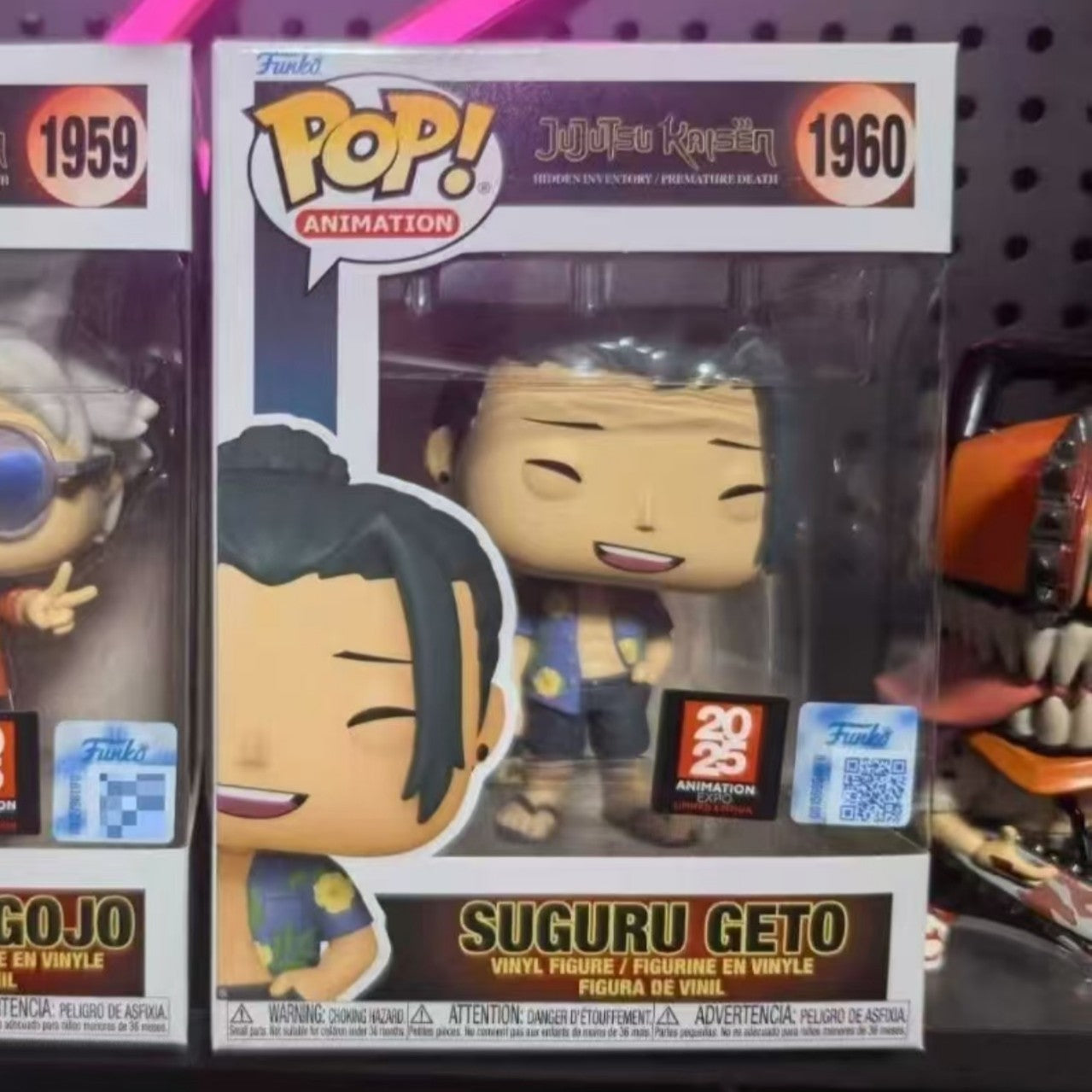 Jujutsu Kaisen Figure Satoru Gojo Suguru Geto Funko Pop Figurine 2025 Anime Expo Summer Day Limited Edition Model Toy Gift