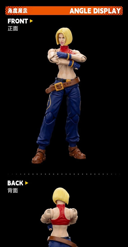 JOYTOY SNK KOF '98UM' 97 Special Team Ryuji Yamazaki Billy Kane Blue Mary 1/18 Bonecos de Ação Modelo Colecionável Brinquedo Presente para Menino