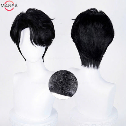 Current fashion trend music singer team role-playing wig Heat Resistant Synthetic Hair Anime Wigs +Wig Cap