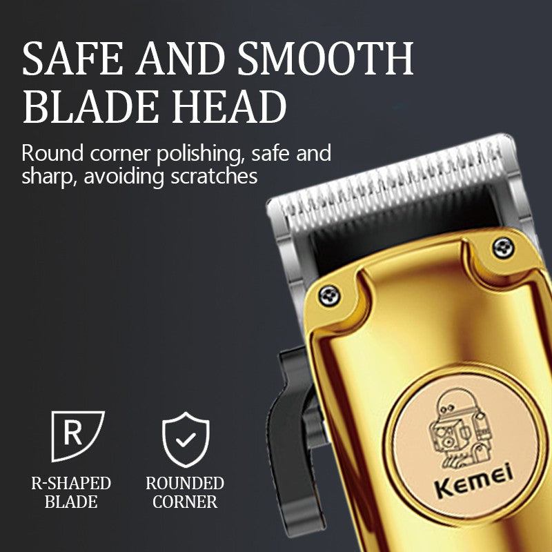 Kemei 510 Portable Travel Electric Hair Clipper Small Rechargeable Cordless Hair Cutting Machine Beard/Hair Trimmer Carving Too