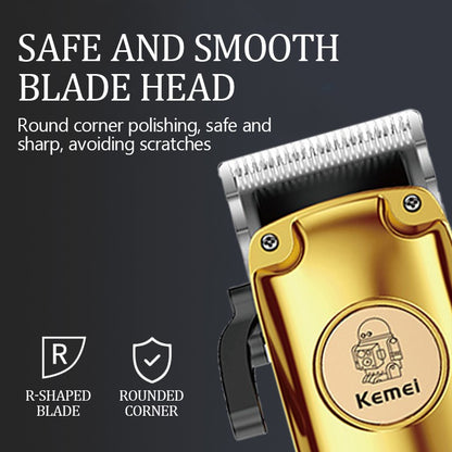 Kemei 510 Portable Travel Electric Hair Clipper Small Rechargeable Cordless Hair Cutting Machine Beard/Hair Trimmer Carving Too