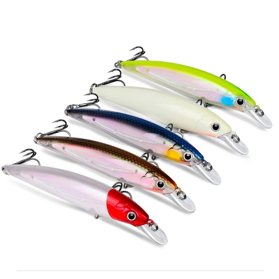 1pcs Bait Minnow 7g 14g 40g Luminous Bionic Fake Baits Plastic Hard Bait Fishing Bait Long Throw Floating Water Lure Swimbait
