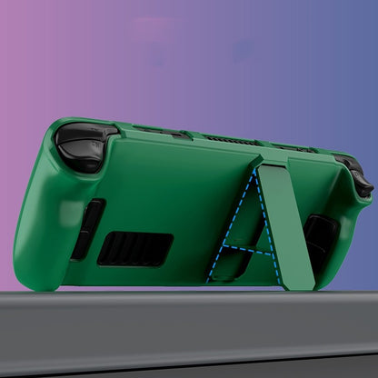 (Hot Stock) New Colorful Protective Case For Steam Deck OLed Game Console Protective Cover ,For Steam Deck Shell with Bracket