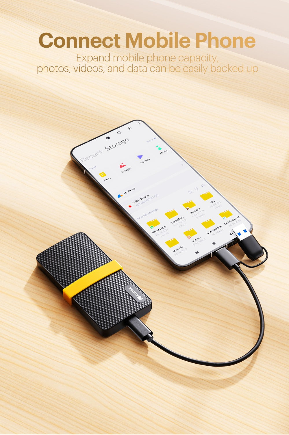 KODAK X200 External SSD Hard Drive HD Externo USB3.1 and Type- Mini Portable SSD 256B 512GB 1TB For Laptops Smartphone PS4 PC TV
