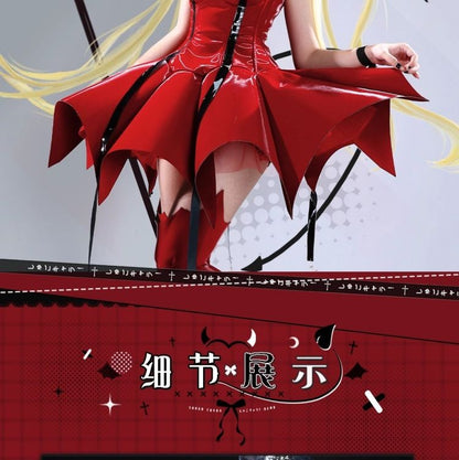 Utau Tsukiyomi Devil Costume Shugo Chara Cosplay Costume Full Set Anime Halloween Party Carnival Stage Performance Show
