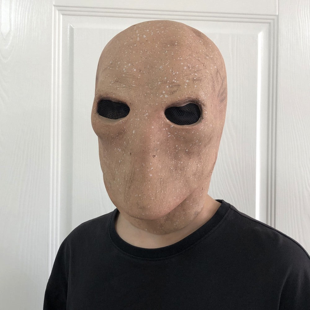 Horror Slenderman Mask Gloves Cospaly Faceless Man Alien Skull Latex Hand Masks Halloween Carnival Purim Party Costume Prop Gift