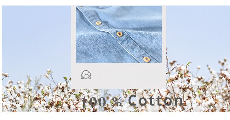 Men Denim Shirt , Thin Summer Half Sleeve Casual Top, Loose Trendy Handsome Short Sleeve ?Camping Denim Short Sleeve Jacket