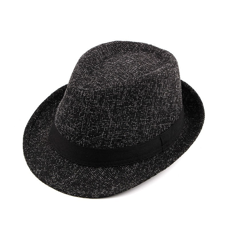 Chapéu de Lã para Casamento Primavera Verão para Homens de Meia-Idade, Casal, Moda Outono Inverno, Festa Xadrez, Design de Luxo, Chapéu Jazz Fedora para Mulheres