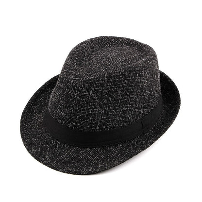 Chapéu de Lã para Casamento Primavera Verão para Homens de Meia-Idade, Casal, Moda Outono Inverno, Festa Xadrez, Design de Luxo, Chapéu Jazz Fedora para Mulheres