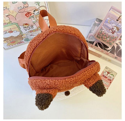 Mochila de pelúcia fofa Disney Nick e Judy, mochila de desenho animado ultraleve de grande capacidade, bolsa de boneca para estudantes, presente infantil