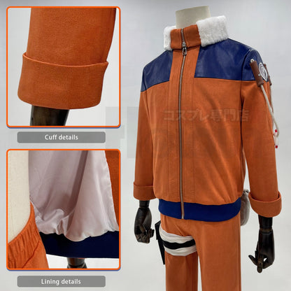 HOLOUN Anime Uzumaki Cosplay Costume Teenager Period Jacket Pants Bag Cos Convention Gift Unisex Adult Version