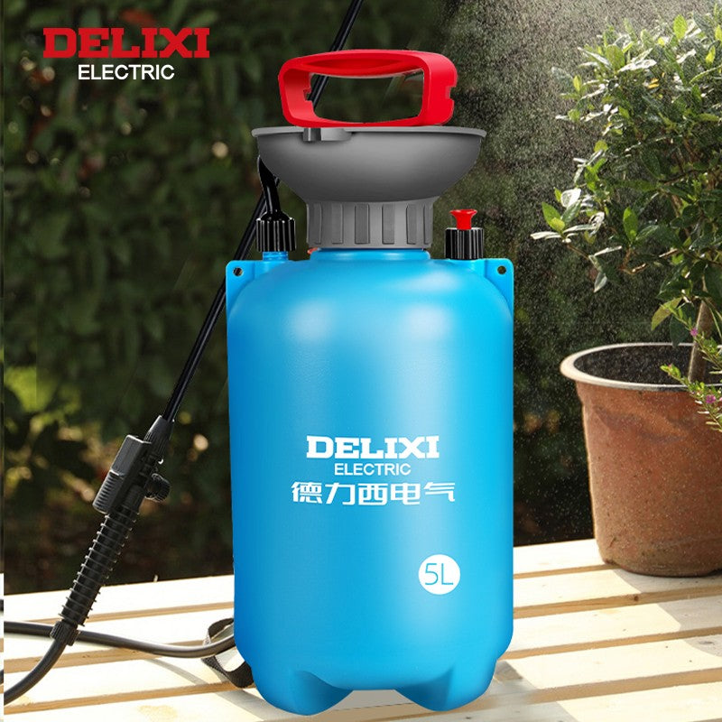 DELIXI ELECTRIC 3/5/8L Garden Sprayer Hand Pump Pressure Sprayer,Multi-Purpose Hand Pressure Garden Sprayer,for Lawn Garden