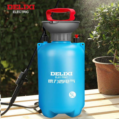 DELIXI ELECTRIC 3/5/8L Garden Sprayer Hand Pump Pressure Sprayer,Multi-Purpose Hand Pressure Garden Sprayer,for Lawn Garden