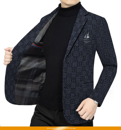 The new Chenier suit is a high-quality men's fashionable business trend stylish suit jacket for spring and autumn
